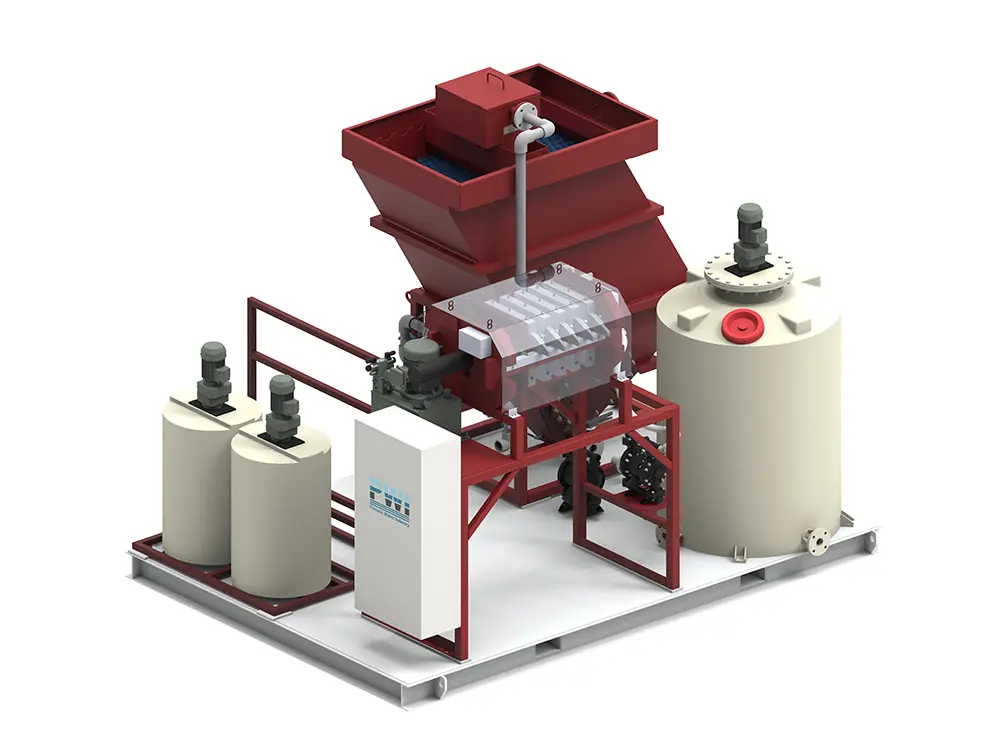Stone cutting and polishing processing wastewater